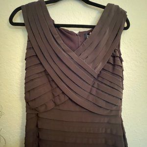 Brown Sleeveless Aadriana Papell Size 14